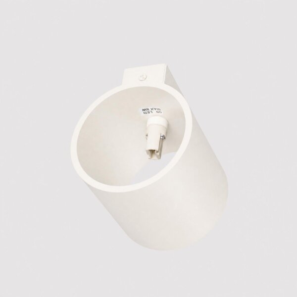 Wandlampe Up Down indirekt Aluminium Beige G9 10cm rund