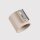 Wandlampe Up Down indirekt Aluminium Taupe G9 10cm rund
