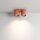 Deckenlampe Aluminium Ockerrot 2-flammig GU10 L:26cm