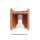 Deckenlampe Aluminium Ockerrot 2-flammig GU10 L:26cm
