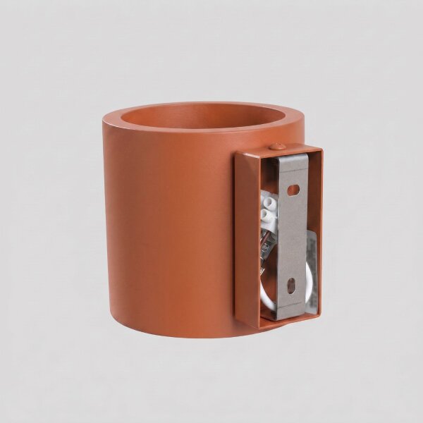 Wandlampe Up Down indirekt Aluminium Ockerrot G9 H:10cm