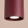 Deckenstrahler Aluminium Burgund GU10 L:10 cm rund