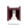 Deckenlampe Aluminium Burgund 2-flammig GU10 L:26cm