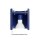 Deckenspot Aluminium Ultramarin GU10 B:10 cm rund