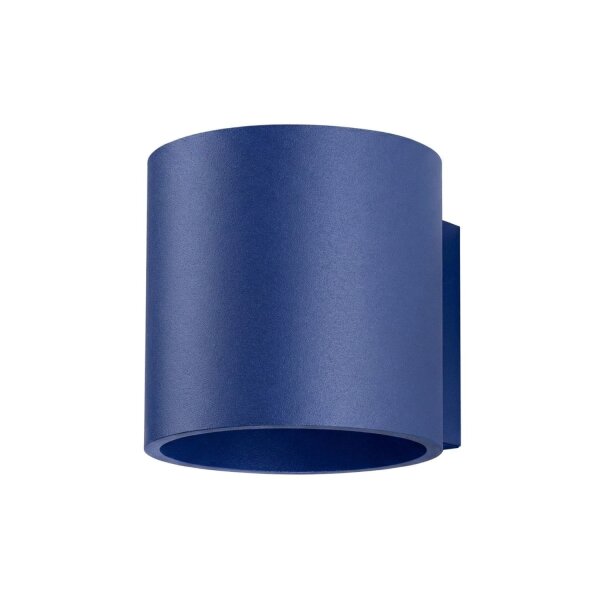 Wandlampe Up Down indirekt Aluminium Ultramarin G9 10cm
