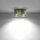 Deckenlampe Aluminium Olivgrün 2-flammig GU10 L:26cm