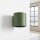 Wandlampe Up Down indirekt Aluminium Olivgrün G9 H:10cm