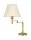 Tischlampe PENELO in Messing 56cm schwenkbar Licht