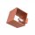 Wandlampe Up Down indirekt Aluminium Ockerrot G9 10cm