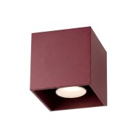 Deckenstrahler Aluminium Burgund Modern GU10 B:10cm