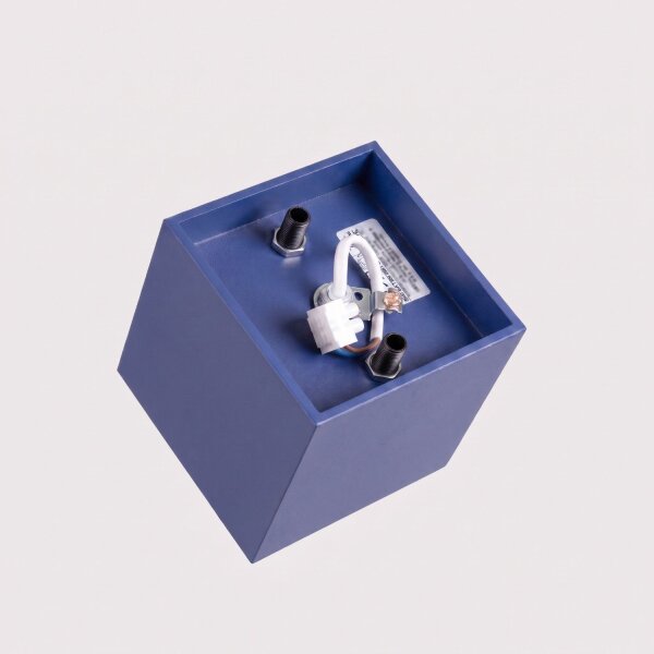 Deckenspot Aufputz Aluminium Ultramarin GU10 H:10cm