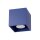 Deckenspot Aufputz Aluminium Ultramarin GU10 H:10cm