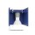 Deckenspot Aufputz Aluminium Ultramarin GU10 H:10cm