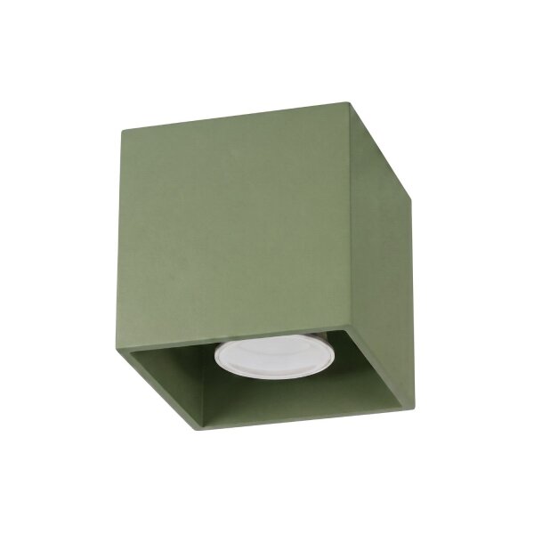 Deckenspot Aluminium Olivgrün Modern GU10 B:10 cm
