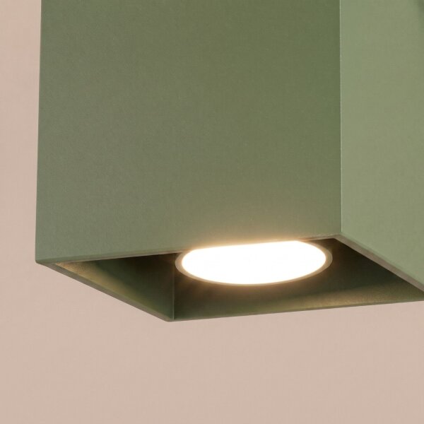 Deckenspot Aluminium Olivgrün Modern GU10 B:10 cm