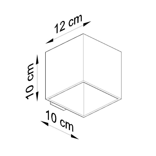 Wandlampe Up Down indirekt Aluminium Olivgrün G9 10cm
