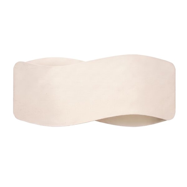Wandlampe Up Down blendarm indirekt Stahl Beige G9 30cm