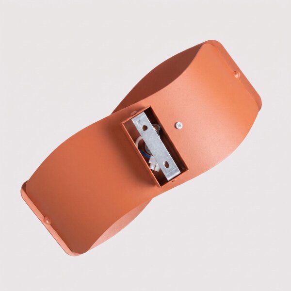 Wandlampe Up Down indirekt Stahl Ockerrot G9 L:30cm