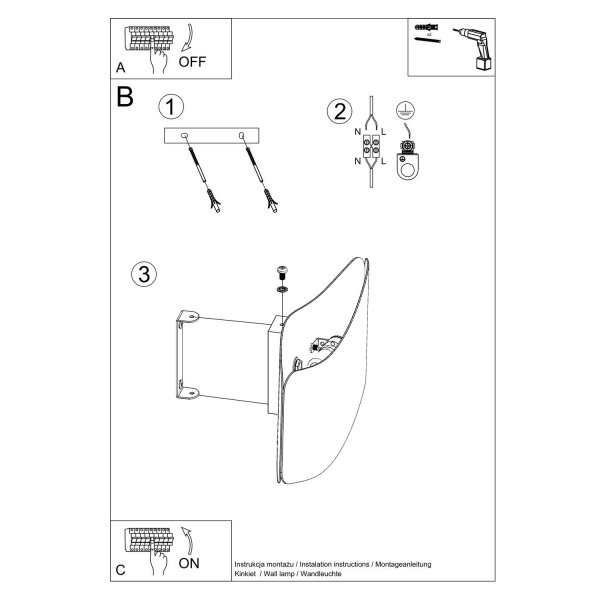 Wandlampe Up Down indirekt Stahl Burgund G9 L:30cm