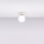 Deckenlampe blendarm Glas Stahl Beige satiniert G9 12cm