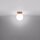 Deckenlampe Glas Stahl Ockerrot satiniert G9 L:12cm