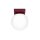 Deckenlampe Glas Stahl Burgund satiniert G9 B:12cm
