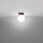 Deckenlampe Glas Stahl Burgund satiniert G9 B:12cm