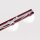 Deckenlampe blendarm Glas Stahl Burgund G9 L:50 cm