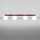 Deckenlampe blendarm Glas Stahl Burgund G9 L:88 cm