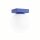 Deckenlampe blendarm Glas Stahl Ultramarin G9 L:12cm