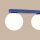 Deckenlampe Glas Stahl Ultramarin 3-flammig G9 L:50cm