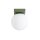 Deckenlampe Glas Stahl Olivgrün satiniert G9 B:12cm