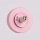Wandlampe Schalter Glas Stahl Rosa G9 B:12 cm rund
