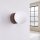Wandlampe Schalter blendarm Glas Stahl Braun G9 T:14cm