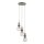 Pendelleuchte 3-flammig Glas Cognac Braun E14 Ø42 cm