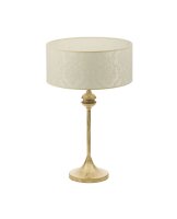 Tischleuchte DAGNO Shabby Gold Ecru B:54cm Lampe