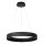 LED Pendelleuchte Beton Schwarz CCT 2200-3300K Ø60 cm