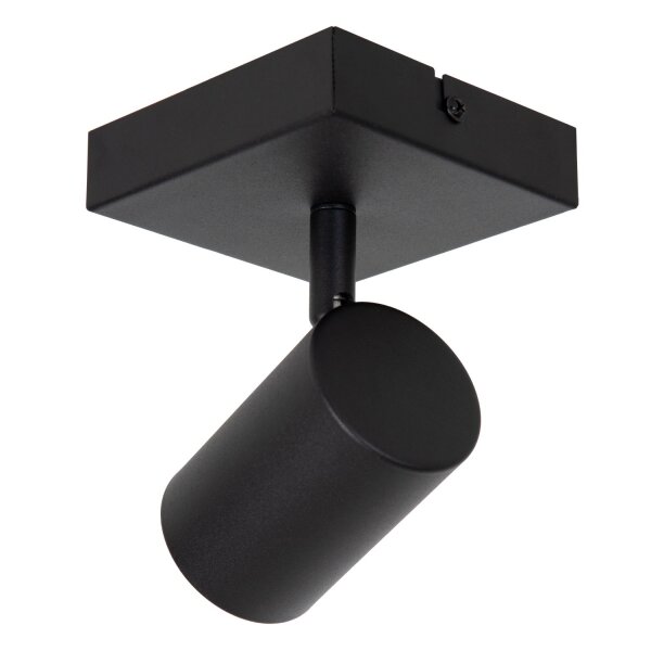 Deckenspot schwenkbar drehbar Schwarz GU10 B:10 cm