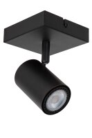 Deckenspot schwenkbar drehbar Schwarz GU10 B:10 cm