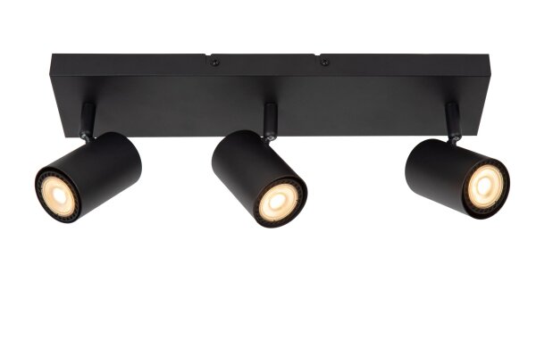 Deckenspot schwenkbar Schwarz 3-flammig GU10 L:40 cm