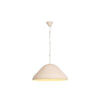 H&auml;ngelampe verstellbar Beige Retro E27 &Oslash;56 cm
