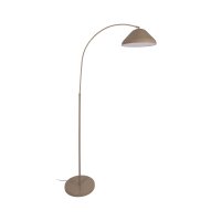 Bogenleuchte XXL Fußschalter Taupe E27 H:210 cm