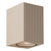Au&szlig;enwandleuchte Aluminium Taupe GU10 IP65 B:7,5 cm