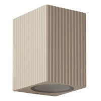 Außenwandleuchte Aluminium Taupe GU10 IP65 B:7,5 cm