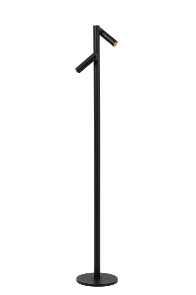 LED Stehlampe Akku Schwarz 2-flammig 2700K IP54 120 cm