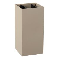 LED Außenwandleuchte Alu Taupe 2200-3000K IP54 H:15 cm
