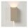 LED Außenwandleuchte Alu Taupe 2200-3000K IP54 H:15 cm