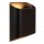 LED Außenwandlampe Up Down Aluminium Schwarz 2700K IP65