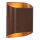 LED Au&szlig;enwandlampe Up Down Alu Rostbraun 2700K IP65