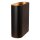 LED Wandlampe Up Down Alu Schwarz 2700K IP65 H:17 cm